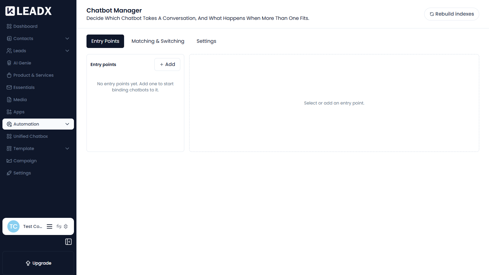 Chatbot Manager