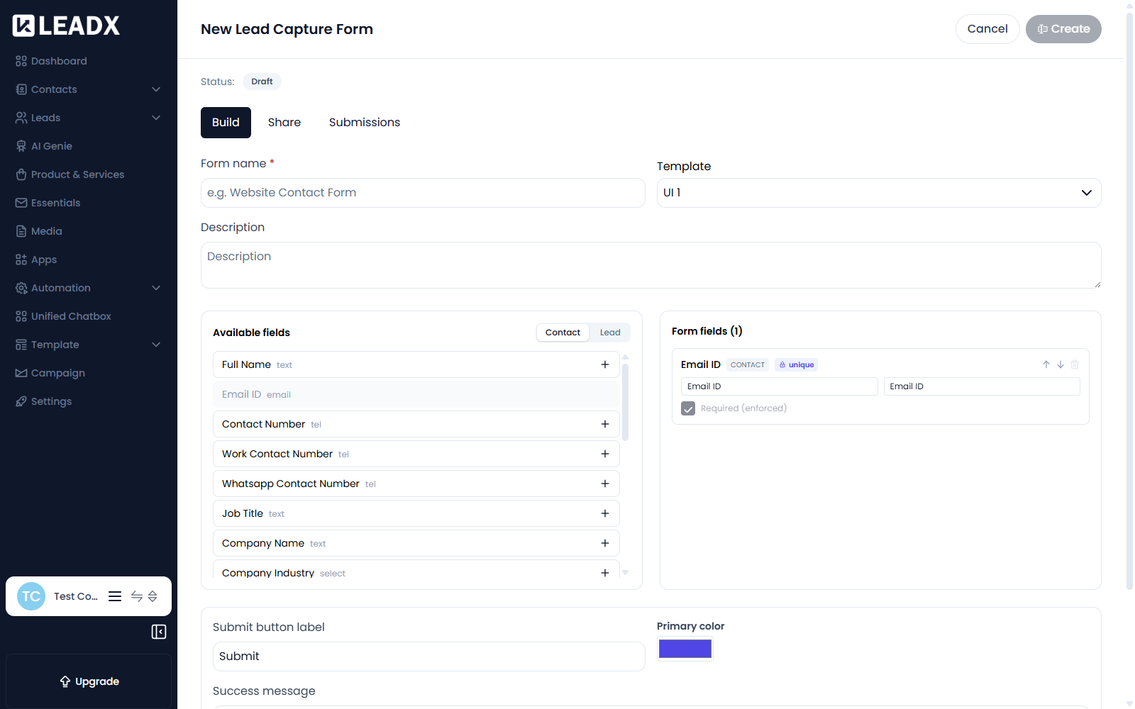 Form builder