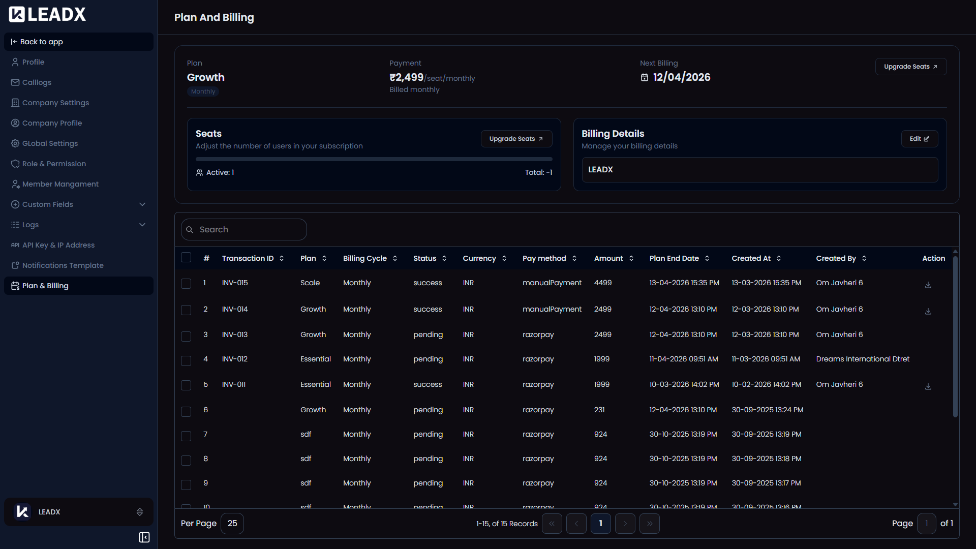 settingsplan-and-billing placeholder