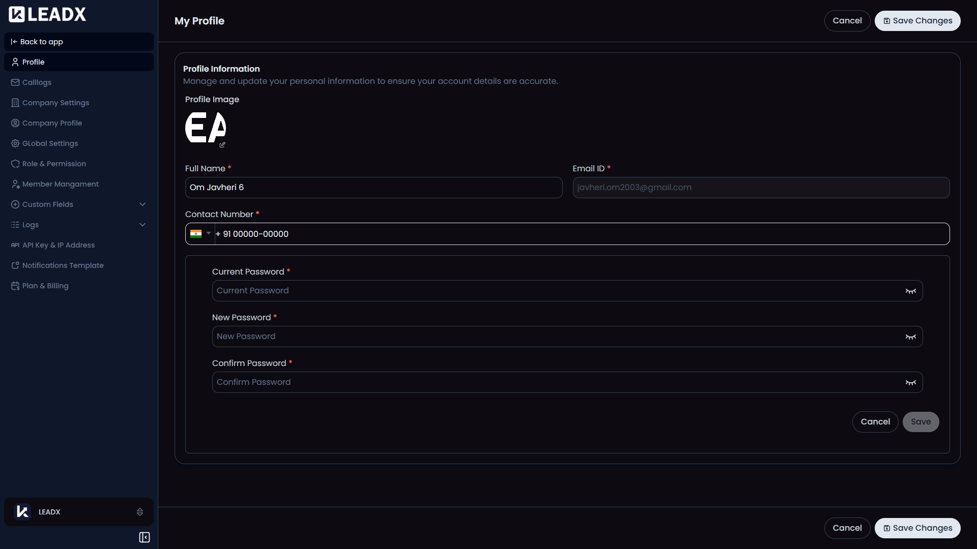 settingsprofile placeholder